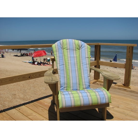 Weathercraft Adirondack Chair Cushion: Forest Green Solid