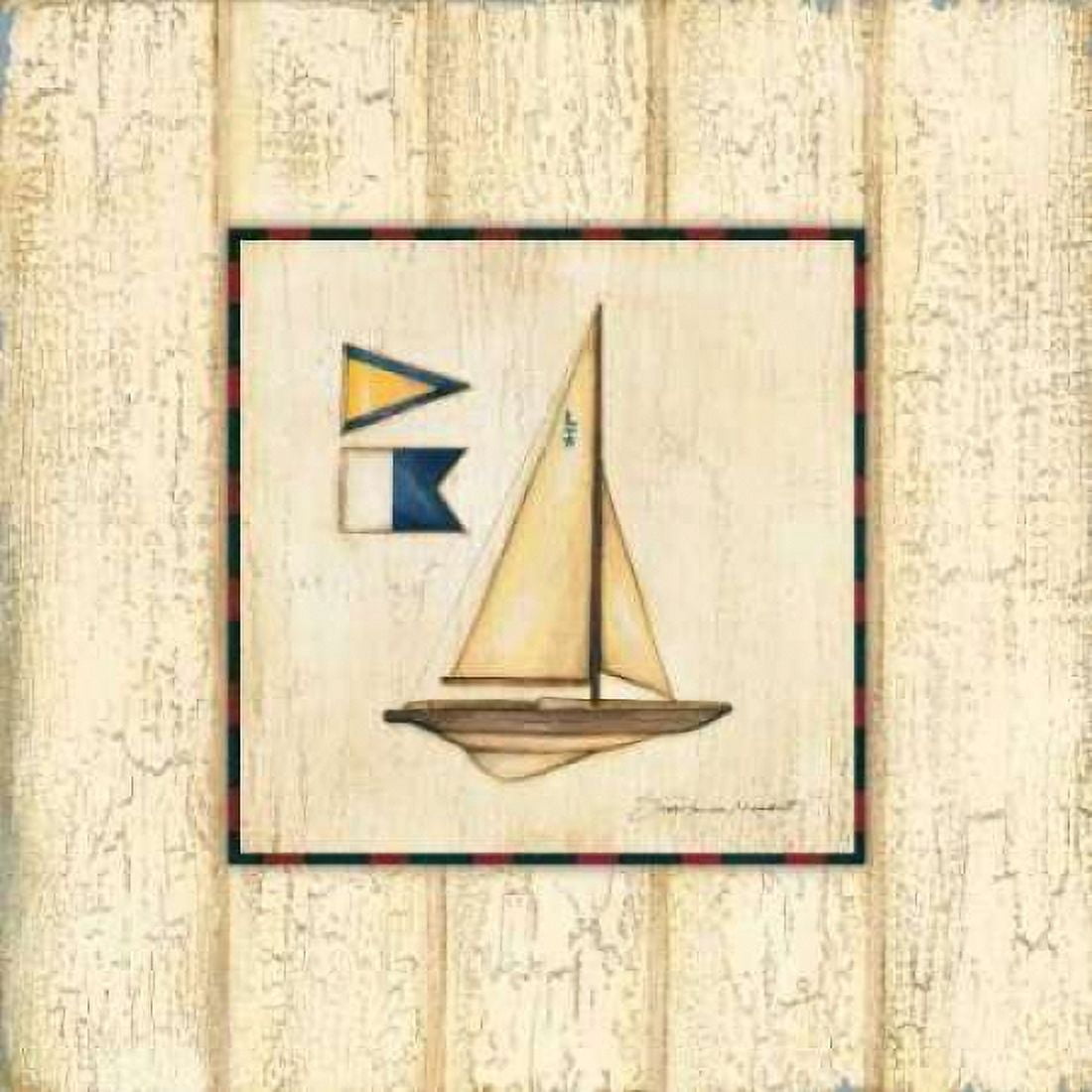 Weathered Boat I Canvas Art - Stephanie Marrott (24 x 24)
