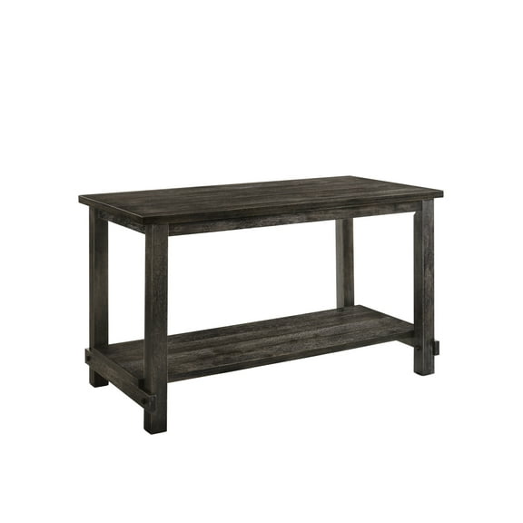 Weathered Gray Counter Height Table Ii - Construction, Bottom Shelf For Storage Solution Build, Requirements