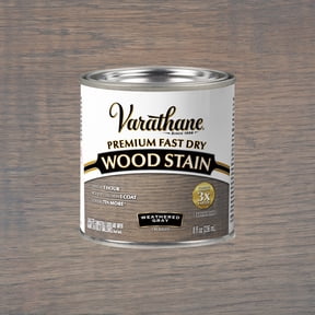 Weathered Gray, Varathane Premium Fast Dry Wood Stain-269398, 8 fl oz