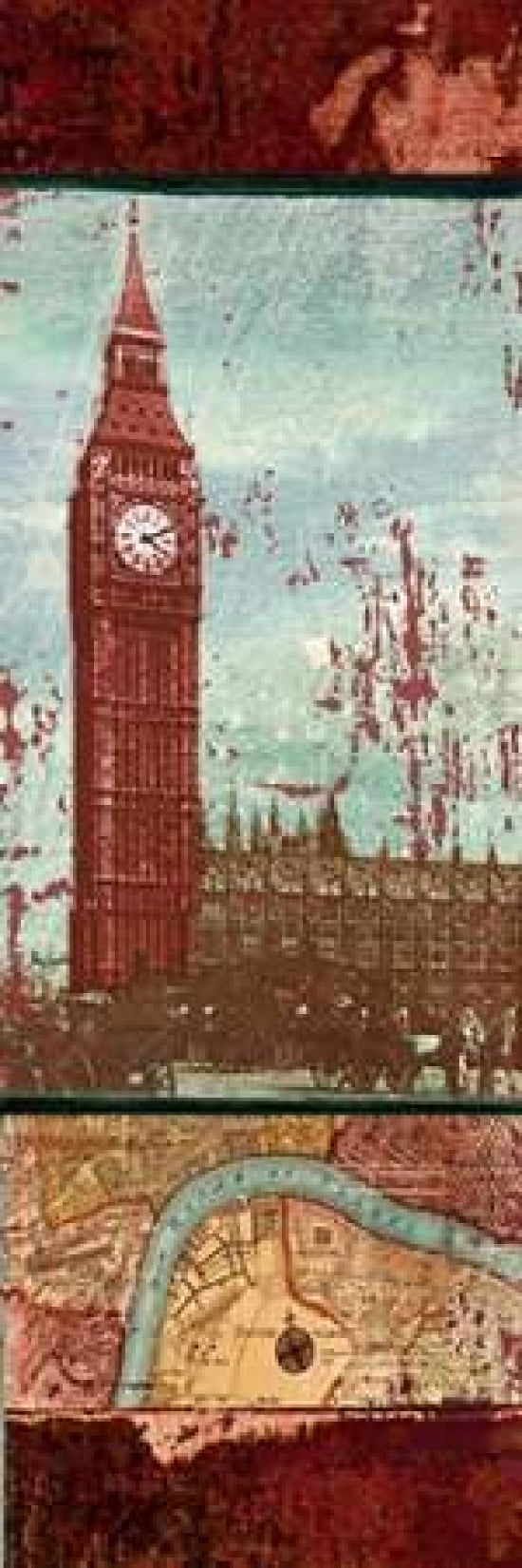 Weathered Landmark II Canvas Art - Elizabeth Medley (12 x 36)
