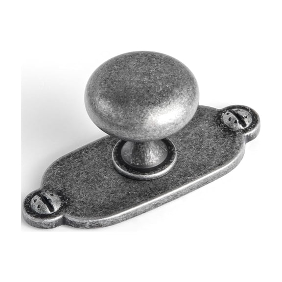 Weathered Nickel Large 2 Pack Hardware Knobs
