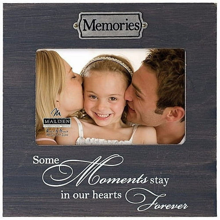 Isaac Jacobs Wood Sentiments Mom Picture Frame, 4x6 inch, Photo