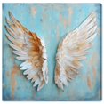 thumbnail image 1 of Weathered Wings I Canvas Wings Wall Art by Art Remedy, Gallery Wrapped, 20" x 20", 1 of 7