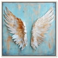 thumbnail image 1 of Weathered Wings I Canvas Wings Wall Art by Art Remedy, Silver Frame, 30" x 30", 1 of 7
