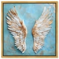 thumbnail image 1 of Weathered Wings III Canvas Wings Wall Art by Art Remedy, Gold Frame, 24" x 24", 1 of 7