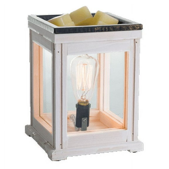 Weathered Wood Vintage Bulb Illumination Fragrance Warmer by Candle Warmers Etc.