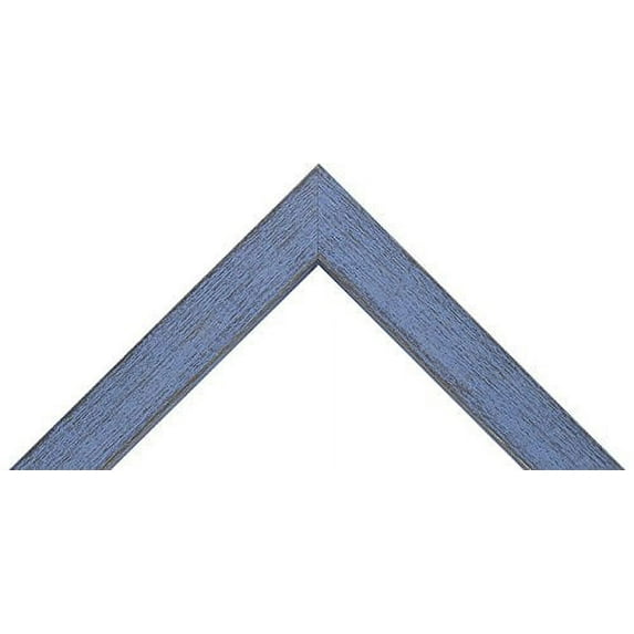 Weathered blue Poplar Picture frame, great for 3/4" canvas, (different sizes) (11x14)