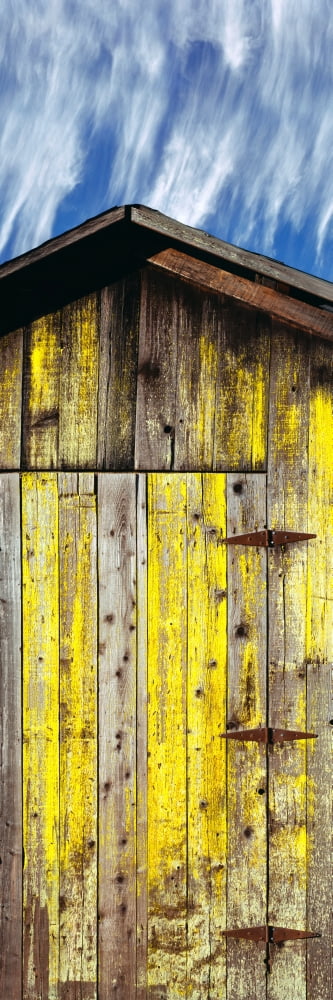 Weathered wooden barn Gaviota Santa Barbara County California USA Canvas Art - Panoramic Images (36 x 12)