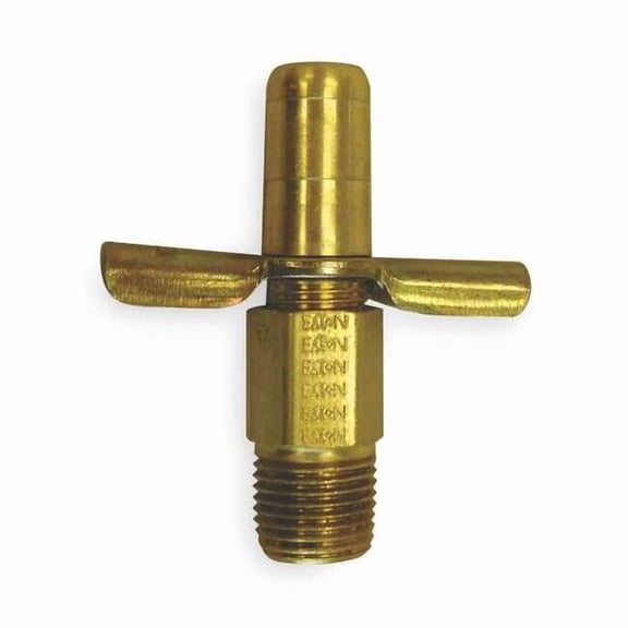 Weatherhead Drain Cock,1/8",Brass,MNPT 6783