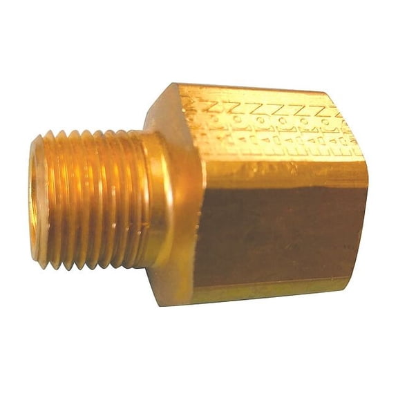 Weatherhead Hose Adapter,1/2",NPTF,3/8",NPTF 3300X8X6