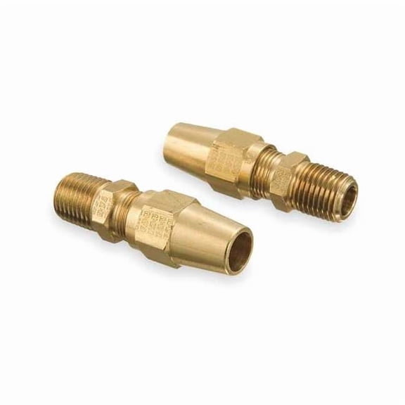 Strt, Brass, Comp. 3/8 in, MNPTF 3/8 in 1368X6X8