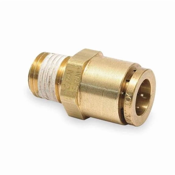 Weatherhead Male Connector,1/4-18,3/8 In Tube Sz 1868X6