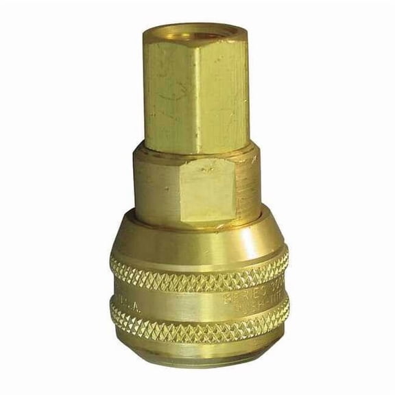 Weatherhead Coupler Body,(F)NPT,3/8,Brass 4200