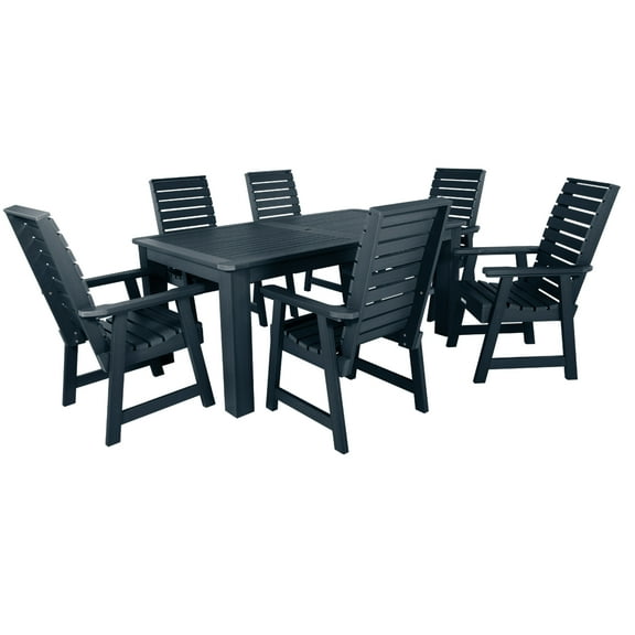 Weatherly 7pc Rectangular Dining Set 72" x 42"