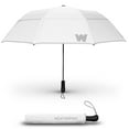 thumbnail image 1 of Weatherman Umbrella - Collapsible Umbrella - Windproof Umbrella Resists Up to 55 MPH Winds (White), 1 of 8
