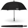thumbnail image 1 of Weatherman Umbrella - Stick Umbrella - Windproof Umbrella Resists Up to 55 MPH Winds (Black), 1 of 7