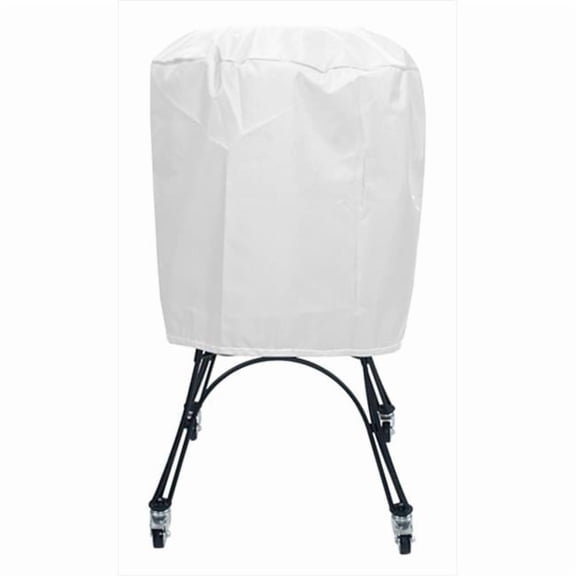 Weathermax Smoker Cover - White - 30 Dia x 57 H in. - Durable & Breathable