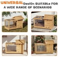 thumbnail image 1 of Weatherproof 2-Story Wooden Rabbit Hutch – Leak-Proof & Easy-Clean Small Animal Cage with Metal Ramp & Removable Roof – Indoor/Outdoor Habitat for Rabbits, Guinea Pigs & Chickens, 1 of 7