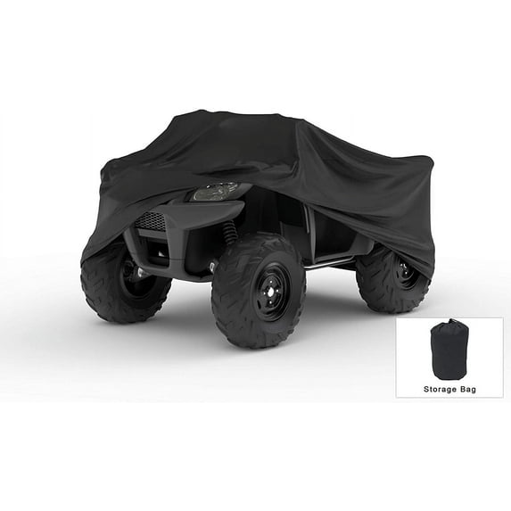 Weatherproof ATV Cover Compatible With 2011 Polaris Sportsman Xp 850 Eps Mdnght Le - Outdoor & Indoor - Protect From Rain Water, Snow, Sun - Reinforced Securing Straps - Trailerable - Free Storage Bag