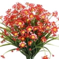 thumbnail image 1 of Weatherproof Artificial Plant, UV Protected Fade Resistant Plastic Flowers for Outdoor Garden & Indoor Home Decor, 1PC Low Maintenance Greenery, 1 of 5