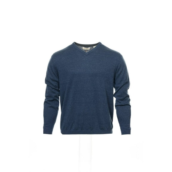 Weatherproof Blue Heather V-Neck Sweater , Size Small