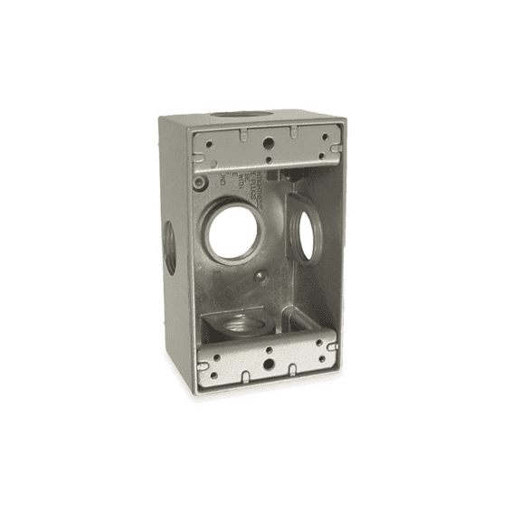 Weatherproof Box, 3/4 in Hub, 4.5"