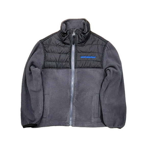 Weatherproof Boys Gray Jacket Puffer Vest Full Front Zip Coat X-Small 6-7