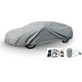thumbnail image 1 of Weatherproof Car Cover Compatible with Toyota Yaris Sedan 2021 - 5L Outdoor & Indoor - Protect from Rain, Snow, Hail, UV Rays, Sun - Fleece Lining - Anti-Theft Cable Lock, Bag & Wind Straps, 1 of 9