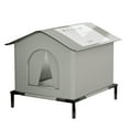 thumbnail image 1 of Weatherproof Cat Shelter Insulated Winter Cat House Cat Beds for Indoor Cats Large Cat Cave for Pet Cat House 13x13x13 inches, 1 of 8