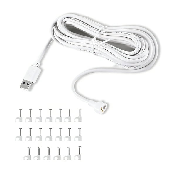 Weatherproof Charging Cable Power Cord Power Cable Replacement for Nest Camera Accessories