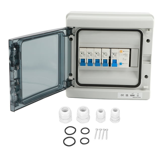 Weatherproof Distribution Box Waterproof European 4 MCB Circuit ...