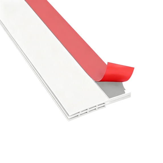 Weatherproof Under Door Draft Stopper for Improved Energy Efficiency and Noise Reduction, Easy Peel-and-Stick PVC Seal for Interior & Exterior Door Gaps