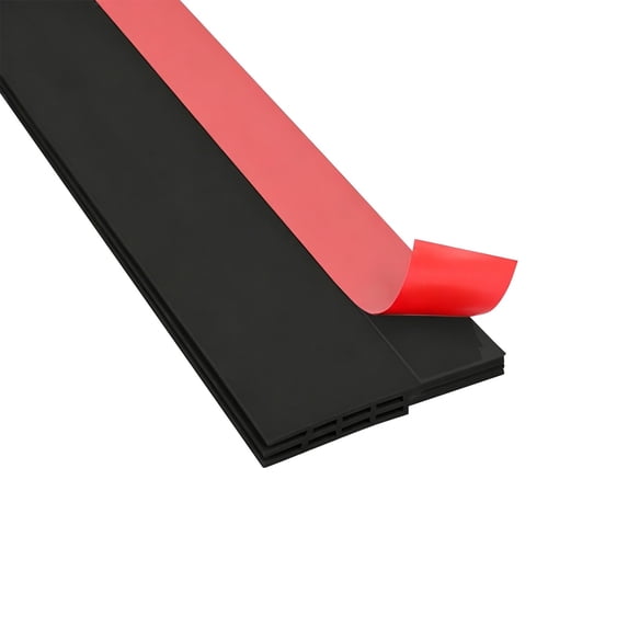 Weatherproof Under Door Draft Stopper for Improved Energy Efficiency and Noise Reduction, Easy Peel-and-Stick PVC Seal for Interior & Exterior Door Gaps