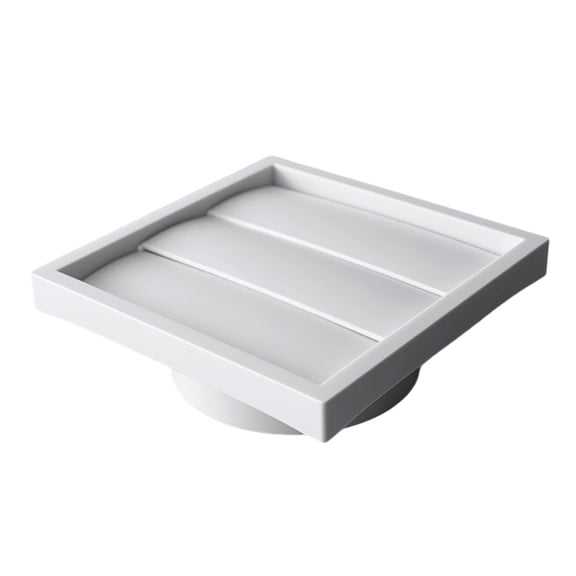 Weatherproof Dryer Vent Cover Enhances Airflows Bugs Proof Louvered Ventilation Systems for Residential Building