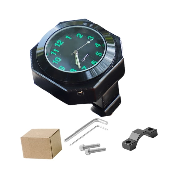 Weatherproof Easy Install Shock Resistant Motorcycle Dashboard Clock Time Display Device For Most Bike Models