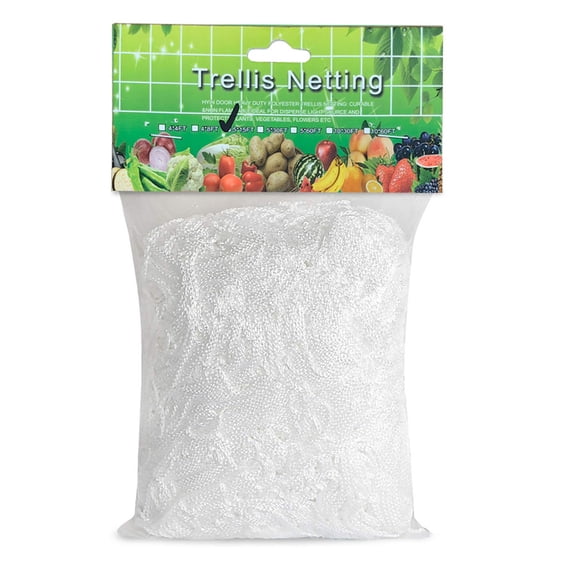 Weatherproof Garden Trellis Netting with Easy Setup, Reusable Plant Mesh for Balcony Farming & Vertical Crops