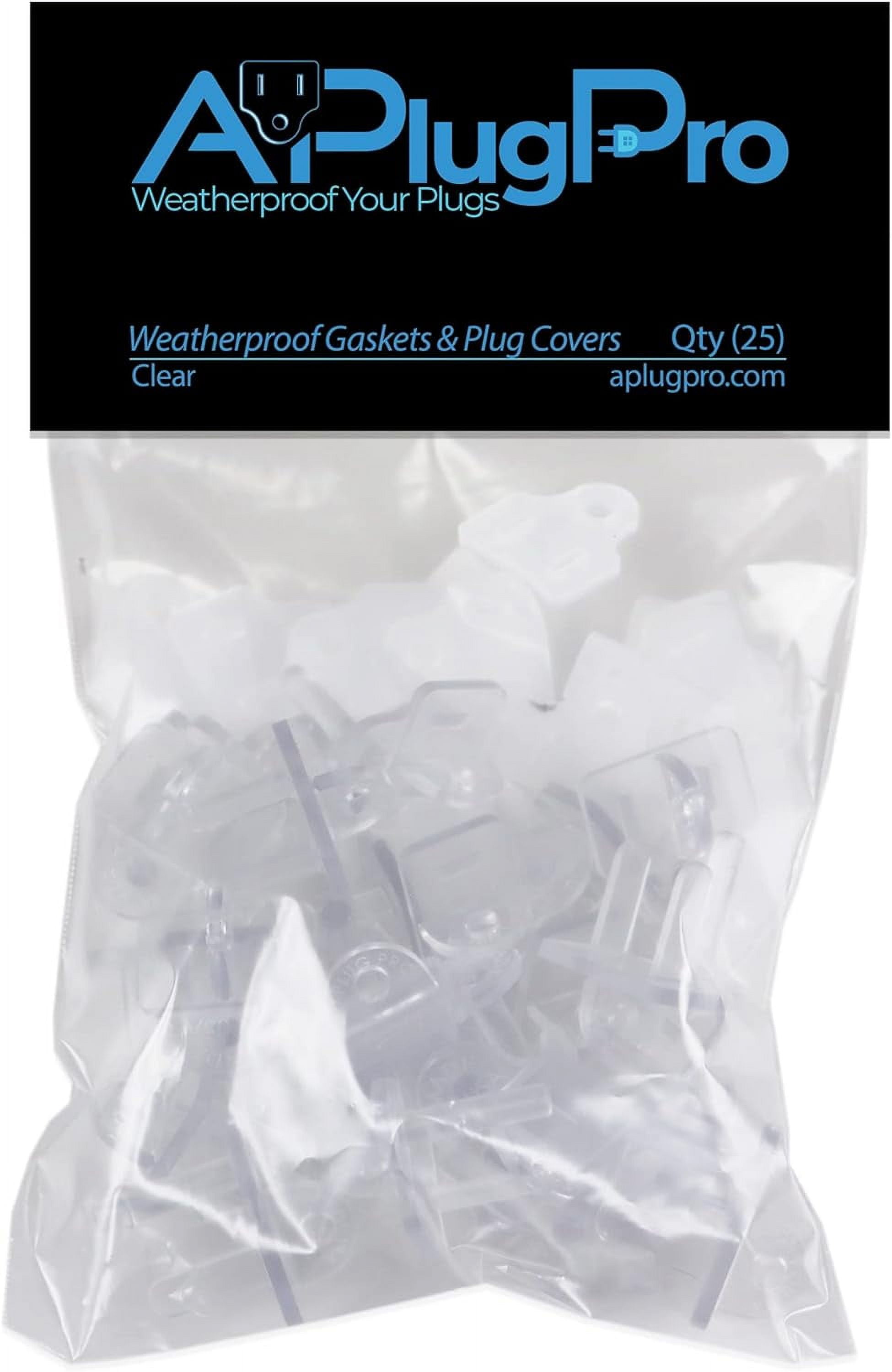 Weatherproof Gaskets & Plug Covers for Outdoor Christmas Lights GFCI