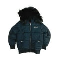 thumbnail image 1 of Weatherproof Girls Navy Blue Puffer Ski Jacket Hooded Winter Snow Coat M (10-12), 1 of 1