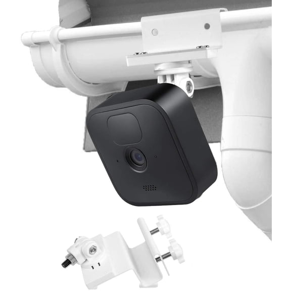 Weatherproof Gutter Mount with Universal Screw Adapter Compatible with Outdoor, Outdoor 4 & XT2/XT Camera (1 Pack, White)