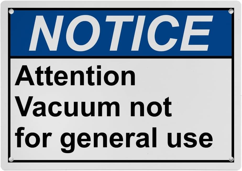 General Use Sign Weatherproof Horizontal ANSI Policies Regulations Sign (Attention ...