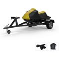 thumbnail image 1 of Weatherproof Jet Ski Covers for SEA DOO RXT 2007-2009 - Yellow/Black Color - All Weather - Trailerable - Protects from Rain, Sun, UV Rays, and More! Includes Trailer Straps and Storage Bag, 1 of 7