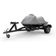thumbnail image 1 of Weatherproof Jet Ski Covers for Wet Jet Duo 300ZX 1994-1995 - Gray - Highest Fabric Quality - All Weather - Trailerable - Protect from Rain, Sun, & More! Includes Trailer Straps & Storage Bag, 1 of 7