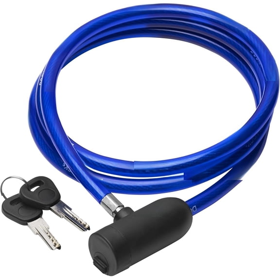 Weatherproof Lock with (5ft to 25ft Lengths) Anti- for Kayak, , Paddleboard, Scooter, Equipment,