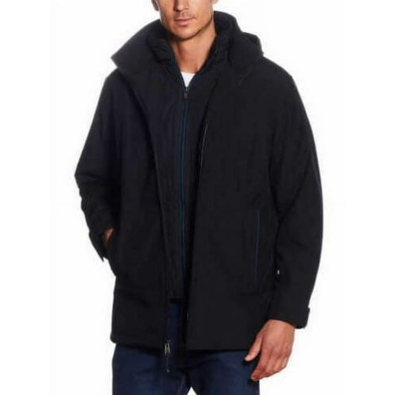 Weatherproof Men's 4-Way Mechanical Stretch Windproof Waterproof Jacket, Black S