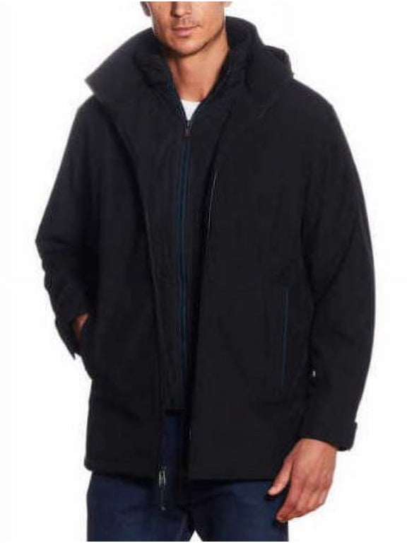 Men's 4-Way Mechanical Stretch Windproof Waterproof Jacket, Black S