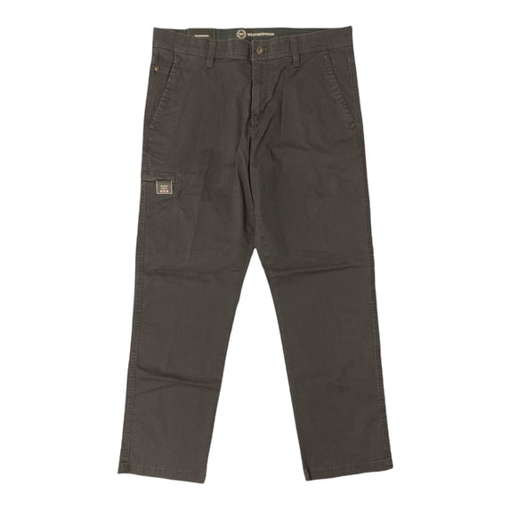Weatherproof Men's Flex Waist Stretch 5-Pocket Utility Pant (Forged Iron, 36x32)