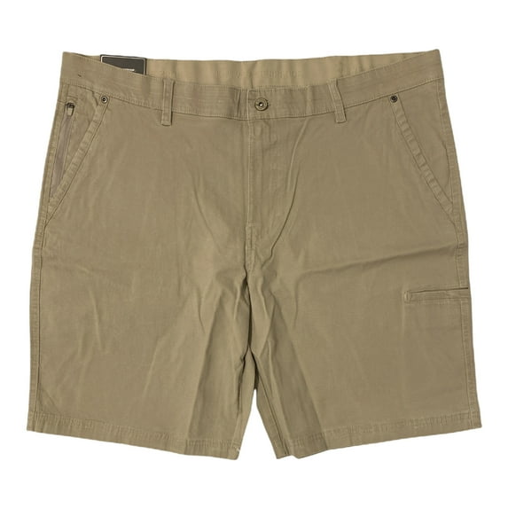 Weatherproof Men's Flex Waist Stretch Multifunctional Utility Short, 10" Inseam (Birch, 32)