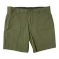 thumbnail image 1 of Weatherproof Men's Flex Waistband Utility Trail Ripstop Shorts (Green, 34), 1 of 2
