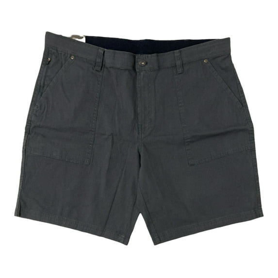 Weatherproof Men's Flex Waistband Utility Trail Ripstop Shorts (Ink, 42)